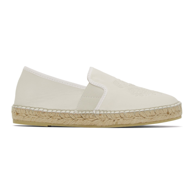 kenzo espadrilles white