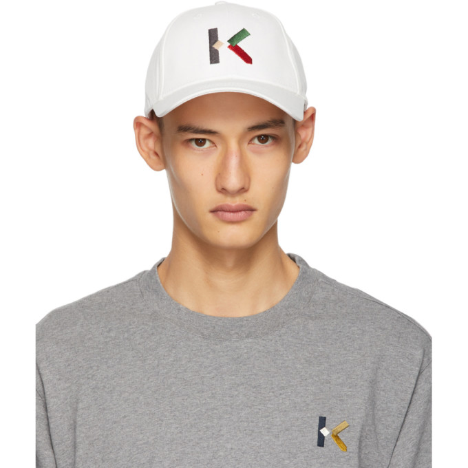 Click to view more detailed imagery on our partner's website Kenzo Men's White Cotton Hat In 01 White