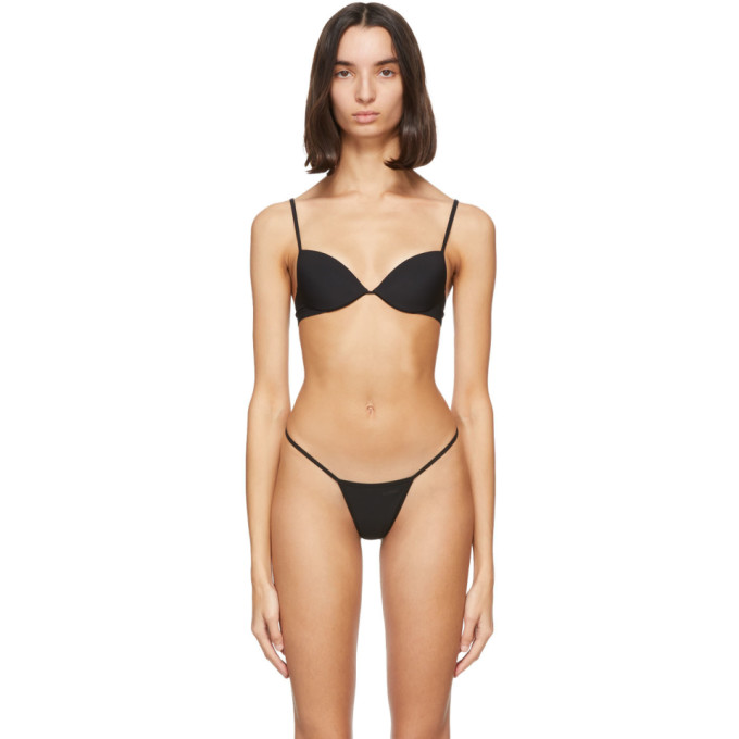 La Perla Black Padded Push-Up Second Skin Bra