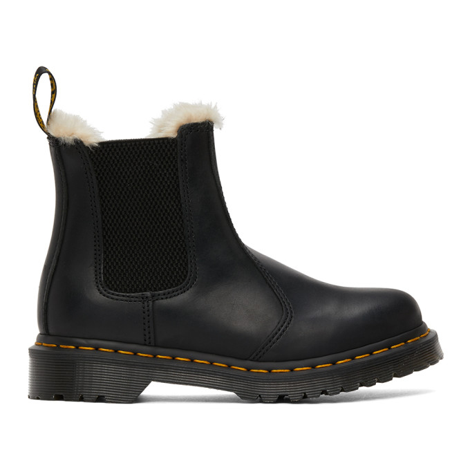 leonore sherpa chelsea boots