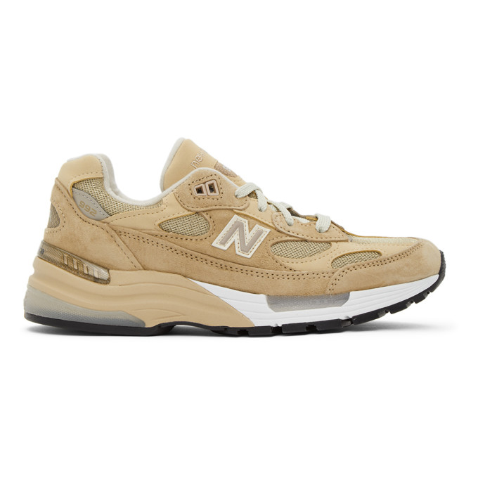 Hombres New Balance Made in US 992 - Tan/White, Tan/White - M992TN