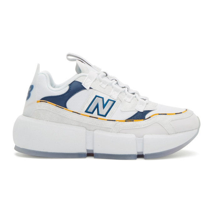 New Balance Vision Racer Jaden Smith White Navy Yellow - MSVRCJSG