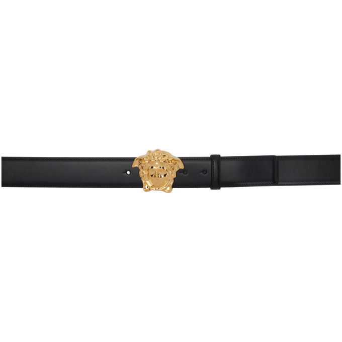 Versace Black Medusa Belt