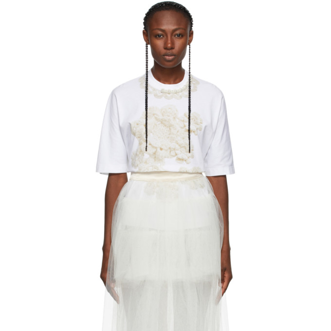Click to view more detailed imagery on our partner's website Simone Rocha Black Drip Beaded Headband In Jet