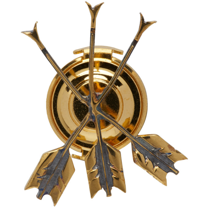 Click to view more detailed imagery on our partner's website Undercover Gold Arrows Pin