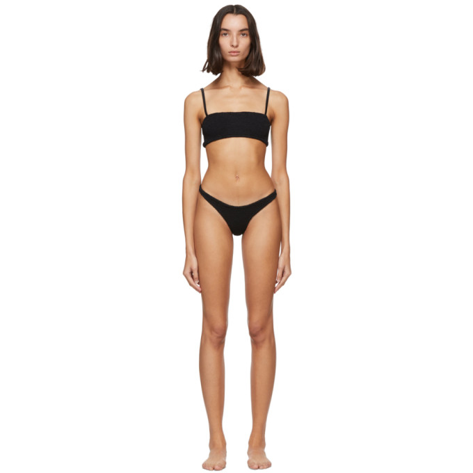 Click to view more detailed imagery on our partner's website Hunza G Gigi Bikini Set In Black