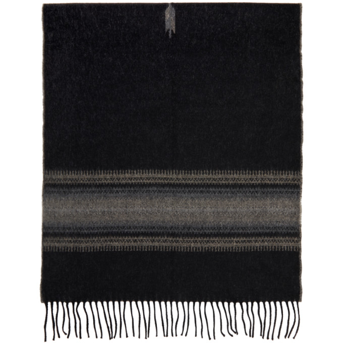 RRL Black Weston Scarf