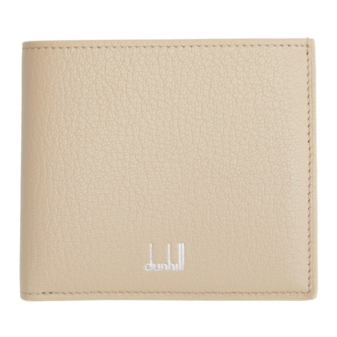 Dunhill Beige Leather Duke Billfold Wallet In 105 Natural