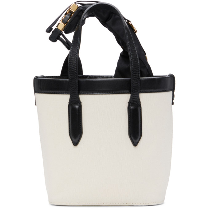 SACAI SACAI WHITE MICRO HYBRID MARCHE TOTE