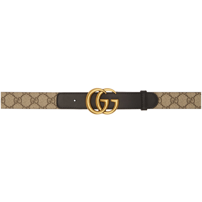 Gucci Beige GG Supreme Belt