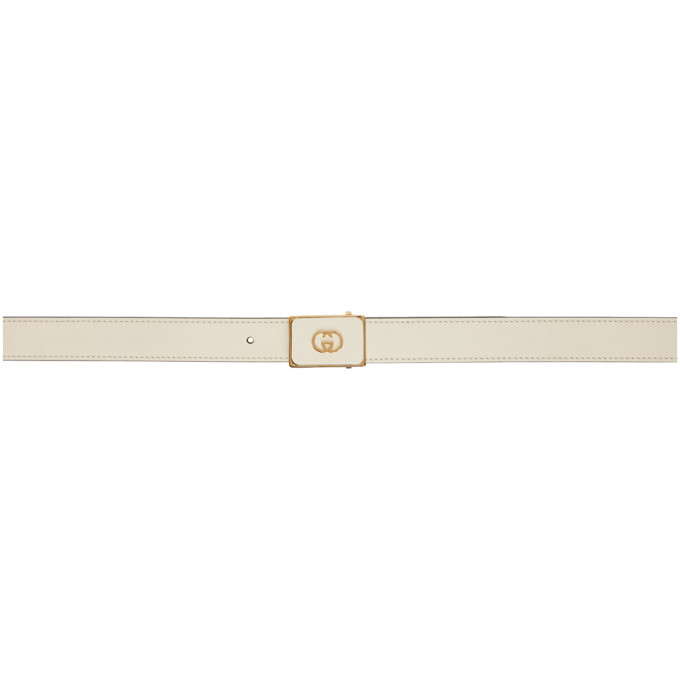 Gucci Off-White Interlocking G Buckle Belt