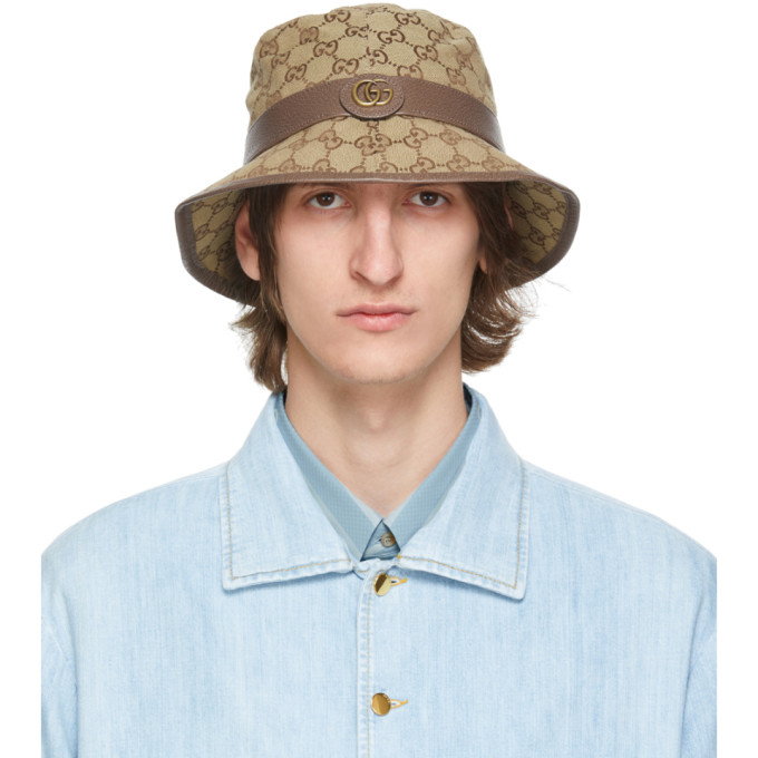 beige gucci hat