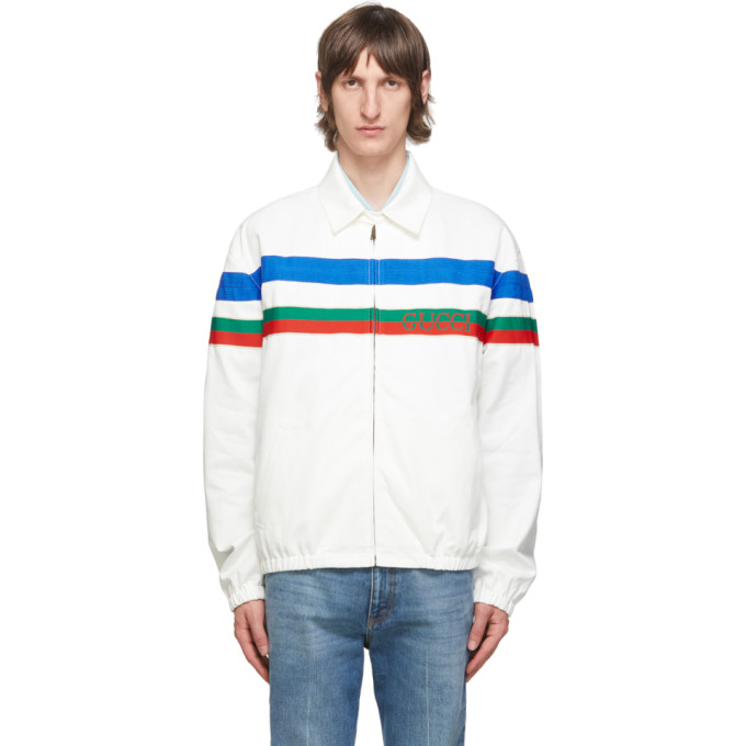gucci jacket green red