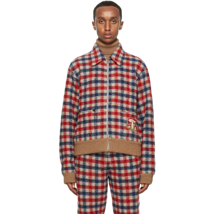 Gucci Gucci Multicolor Wool Cut and Sewn Jacket