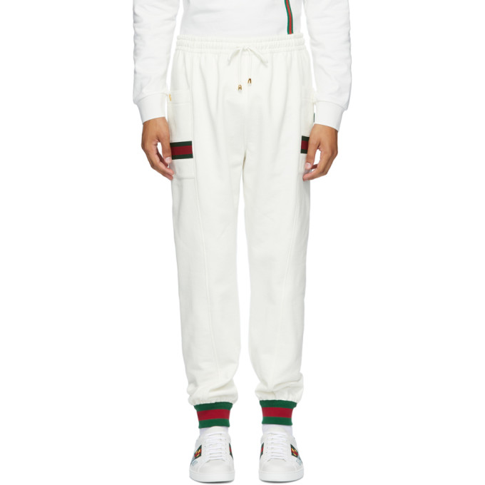 gucci stripe cotton jogging pant