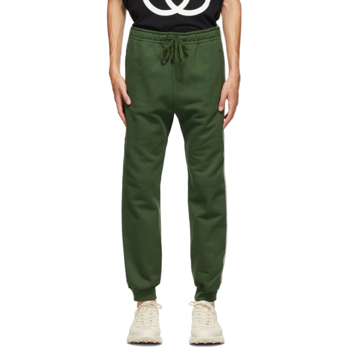 gucci green sweatpants