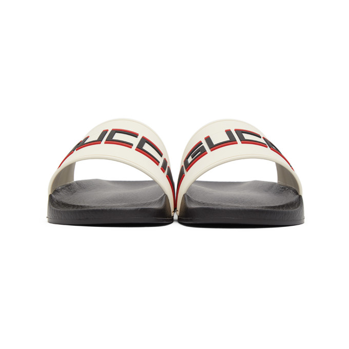 GUCCI GUCCI BLACK PURSUIT SPORT SLIDES