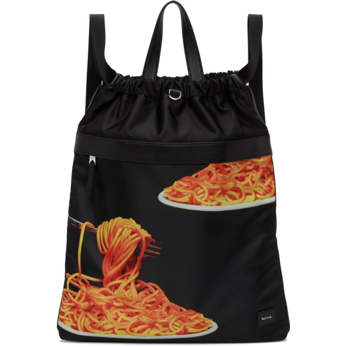Paul Smith 50th Anniversary Black Spaghetti Backpack