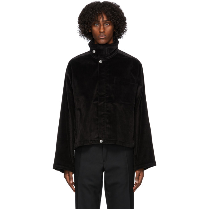 3MAN 3MAN Black Corduroy Jacket