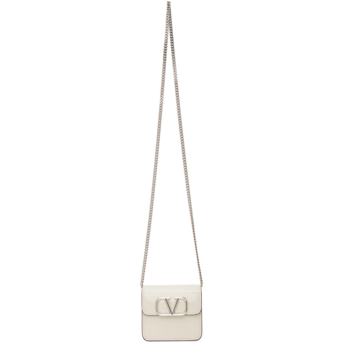 Valentino Garavani Valentino White  Vlogo Wallet Bag In I16 Ltivory