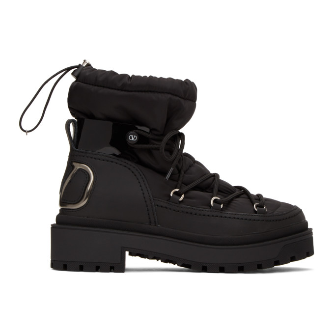 Valentino Black Valentino Garavani Trekkgirl Ankle Boots