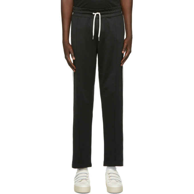 AMI Alexandre Mattiussi Black Ami Patch Track Pants