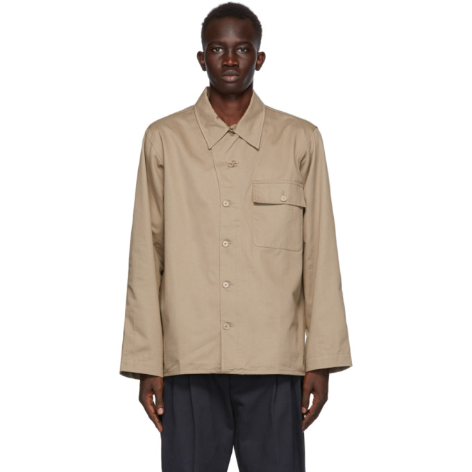 4SDESIGNS 4SDESIGNS Khaki Military Shirt Jacket