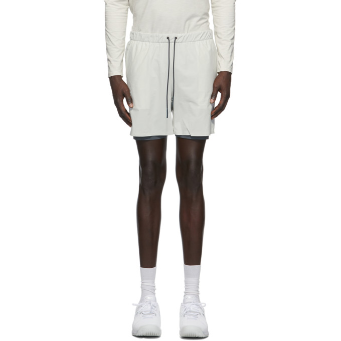 off white compression shorts