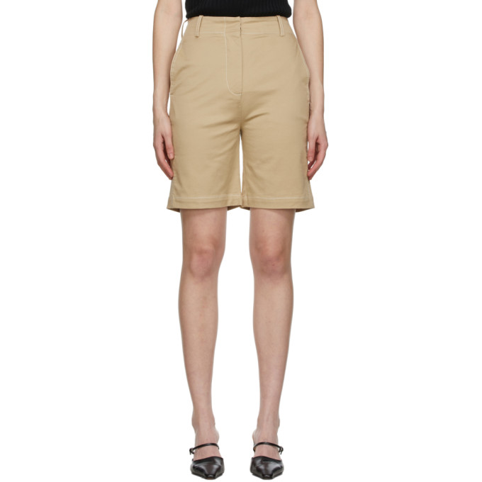 Anna Quan Beige Archie Shorts