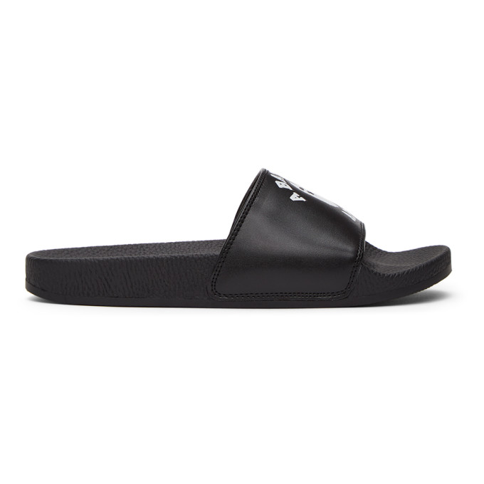 BAPE Black College Slides - 001FWG201011XBLK