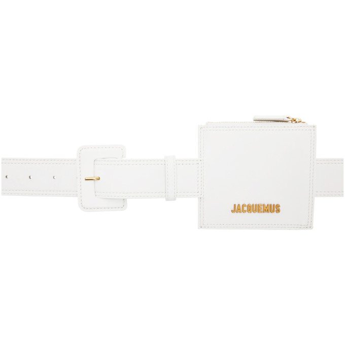 Jacquemus White La Ceinture Porte Monnaie Belt