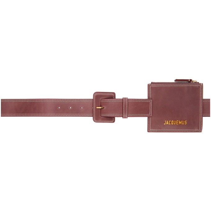 Jacquemus Purple La Ceinture Porte Monnaie Belt