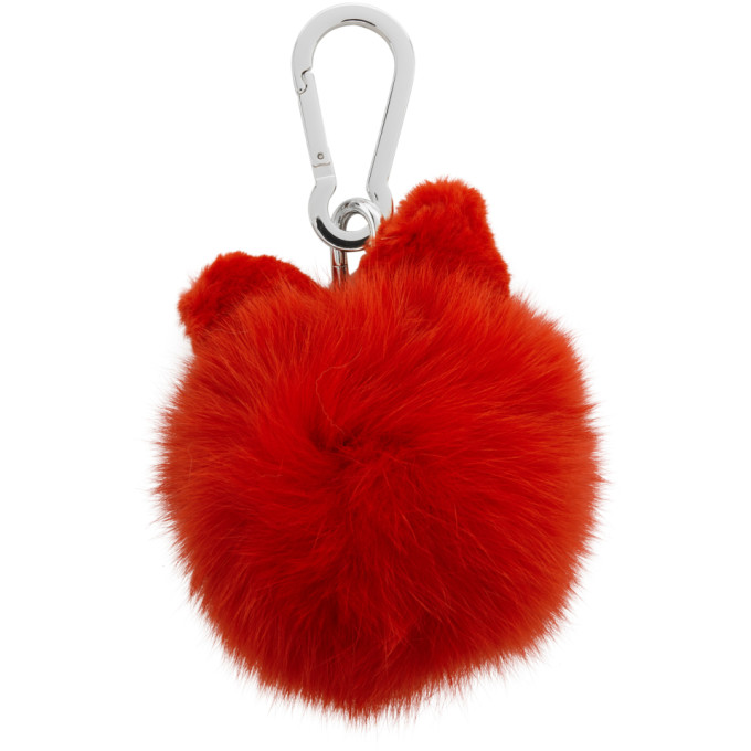 gucci pom pom keychain