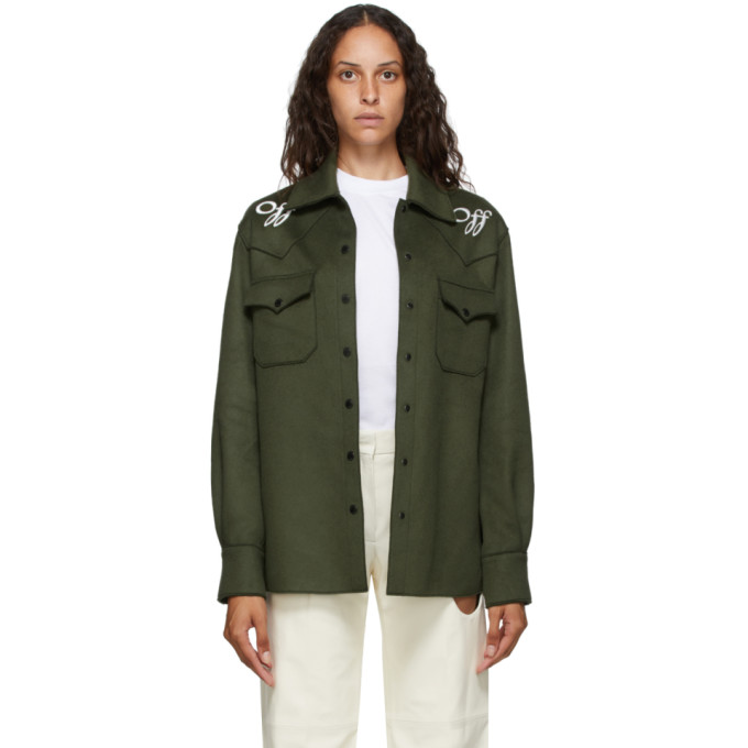 Off-White Off-White Green Boxy Jacket