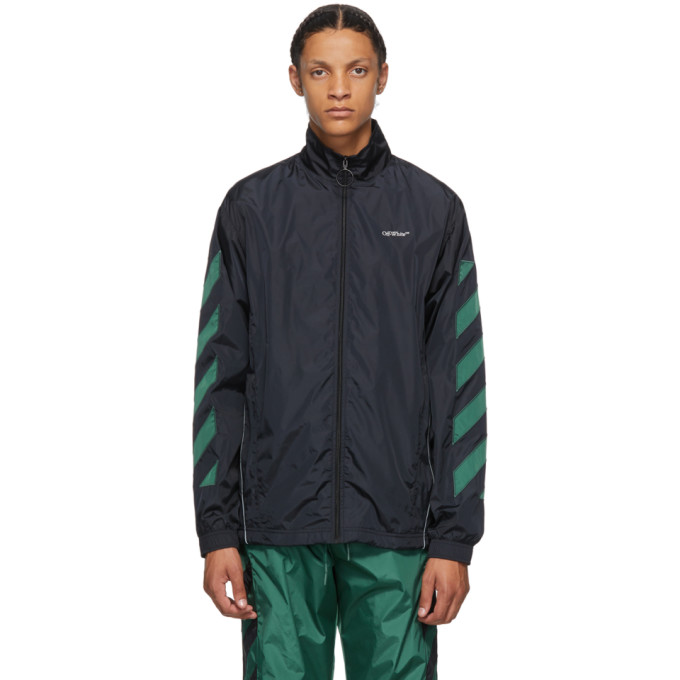 Off-White Off-White Black Nylon Diag Jacket