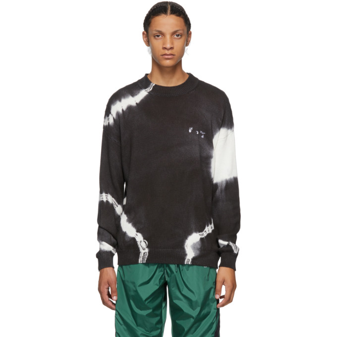 tie dye sweater black