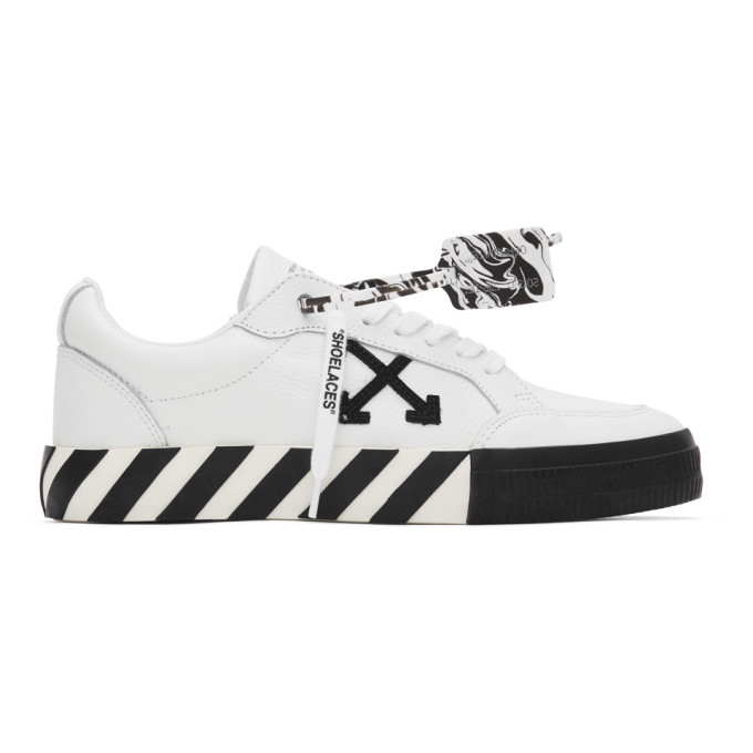 off white vulcanized leather