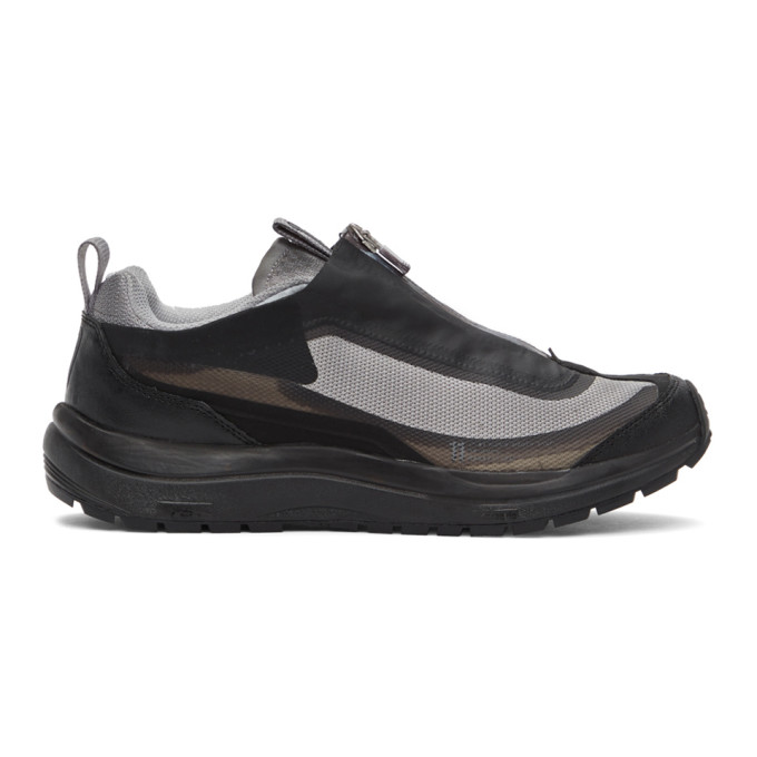 Click to view more detailed imagery on our partner's website 11 By Boris Bidjan Saberi Grey Salomon Edition Bamba 2 Low Sneakers In Light Grey
