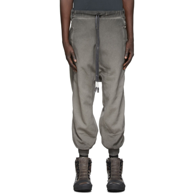 Boris Bidjan Saberi Grey Faded Lounge Pants