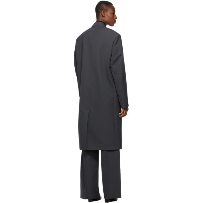 LEMAIRE LEMAIRE GREY WOOL SUIT COAT