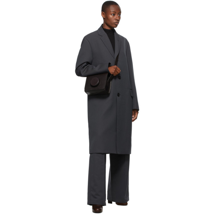 LEMAIRE LEMAIRE GREY WOOL SUIT COAT