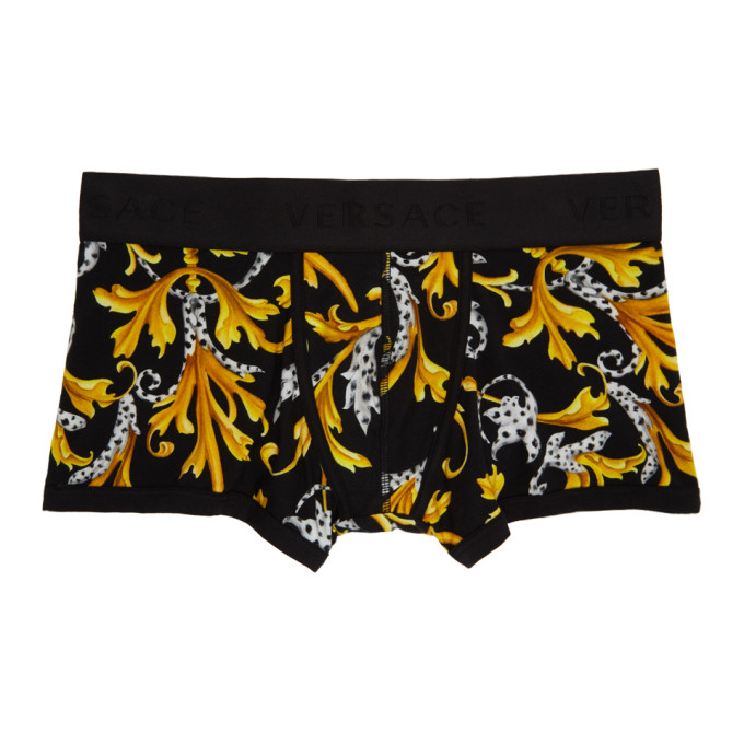 black versace boxers