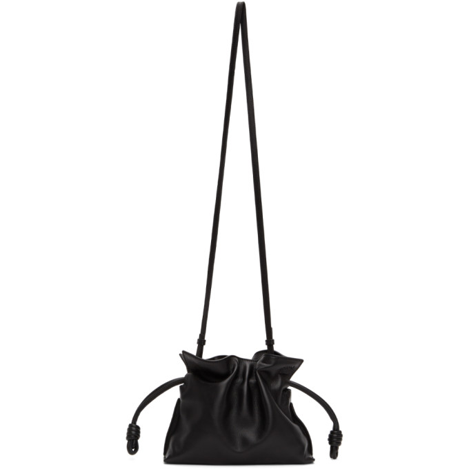 Loewe Black Mini Flamenco Clutch