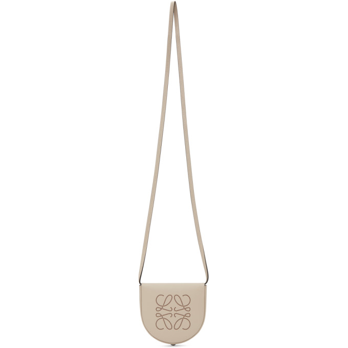 Loewe Beige Small Heel Pouch Bag