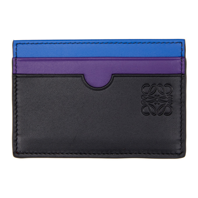 Loewe Multicolor Rainbow Plain Card Holder