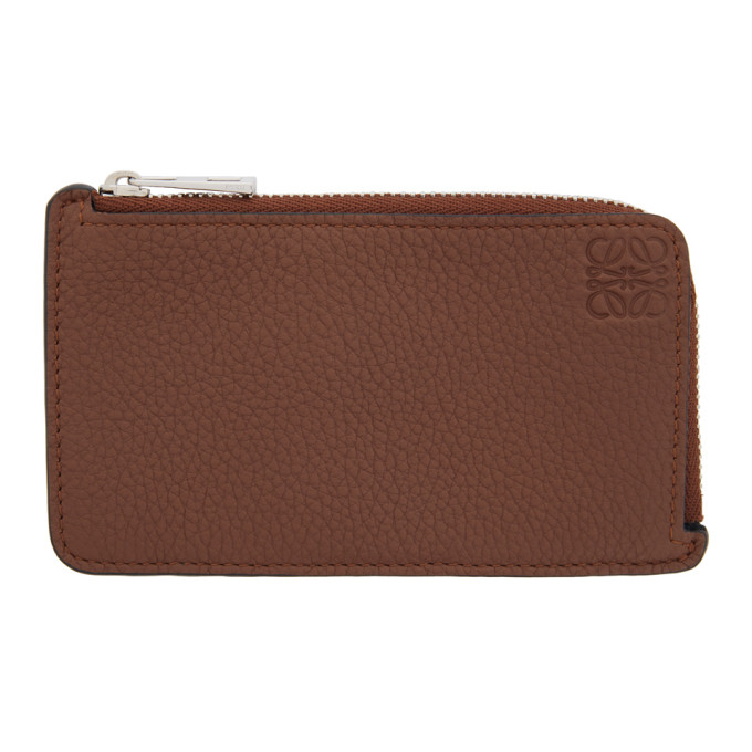 Loewe Brown Zip Cardholder