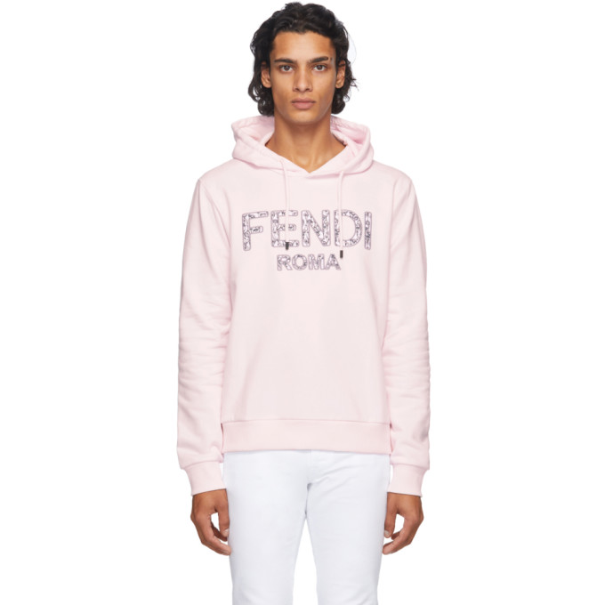 pink fendi hoodie