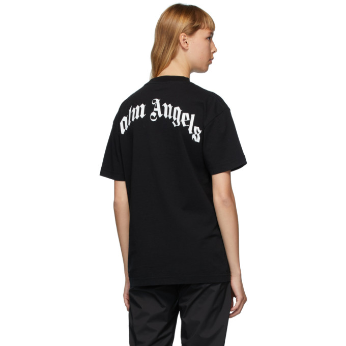 PALM ANGELS PALM ANGELS BLACK BEAR T-SHIRT