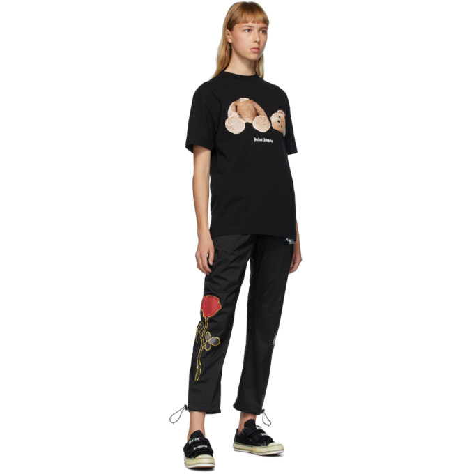 PALM ANGELS PALM ANGELS BLACK BEAR T-SHIRT