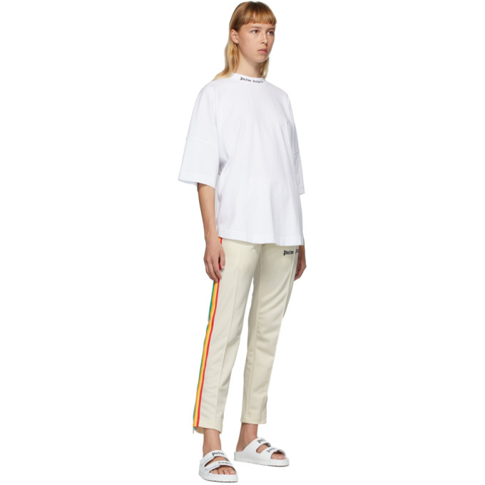 PALM ANGELS PALM ANGELS WHITE CLASSIC LOGO T-SHIRT